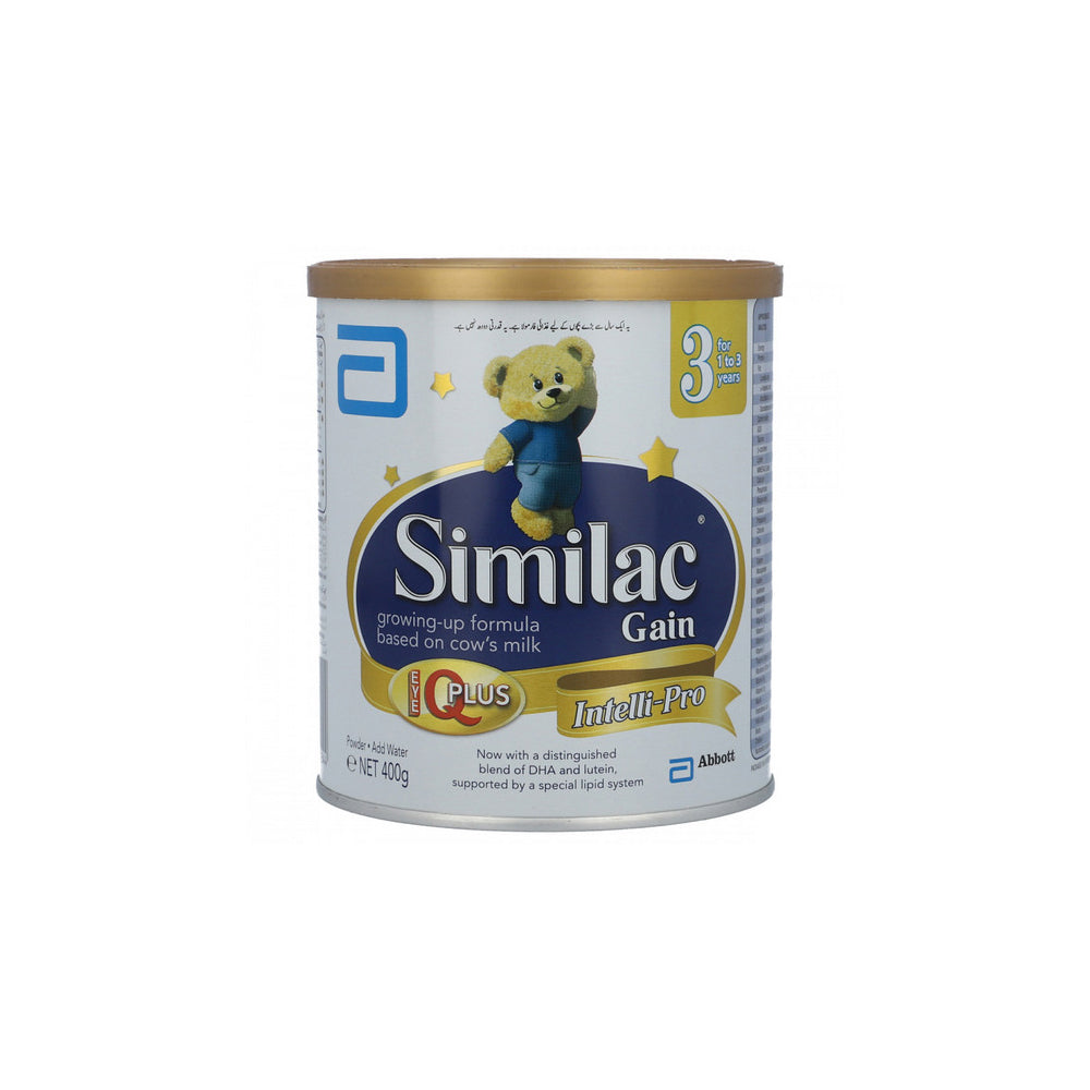 Similac 3 gain Growing Up Formula Based on Cow's Milk For 1 to 3 Years 400g