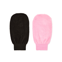 Primarks 2 Makeup Cleansing Mitts Pink, Black