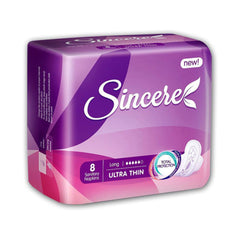 Sincere Ultra Absorb Long Sanitary Pad 8`s