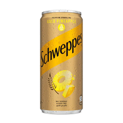 Schweppes Gold Pineapple Malt Can 230ml