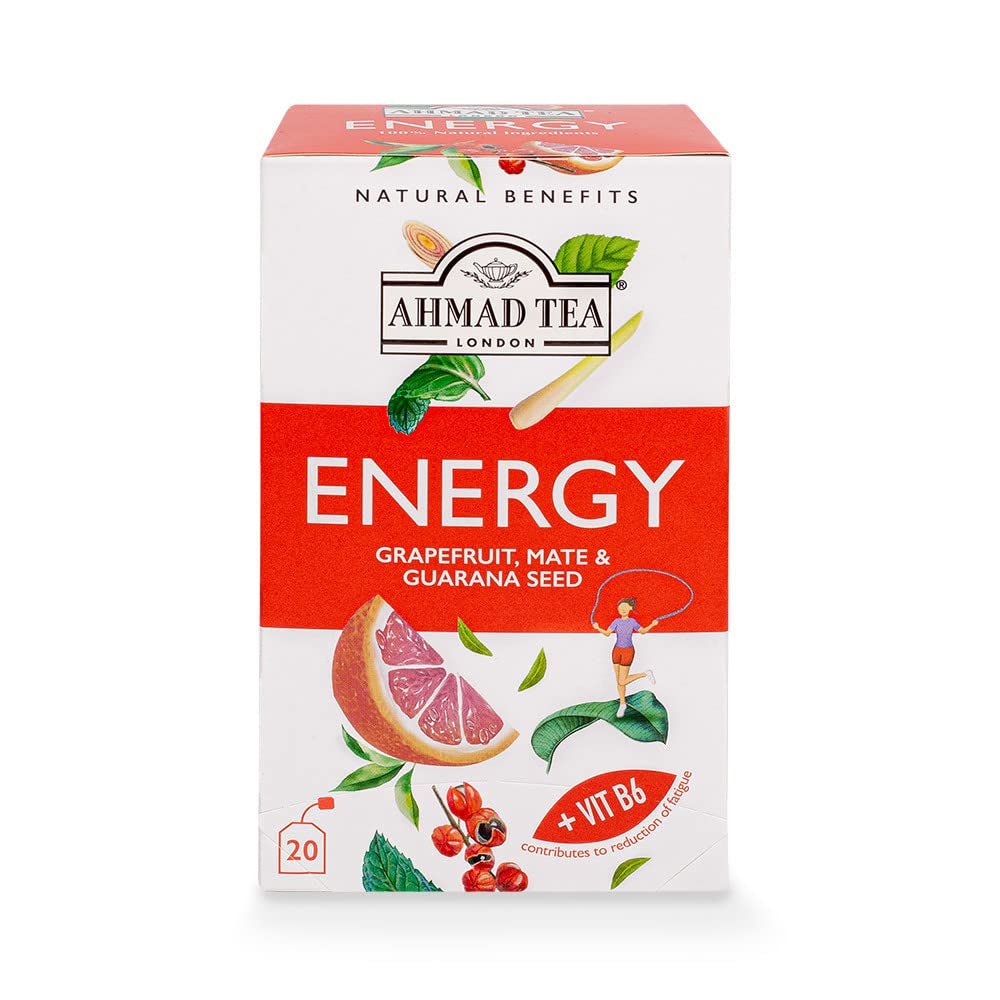Ahmad Tea Energy Grapefruit, Mate & Guara Seed 20s