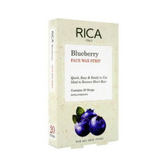 Rica Blueberry Face Wax Strip 20s