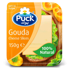 Puck Gouda Cheese Slice 150g