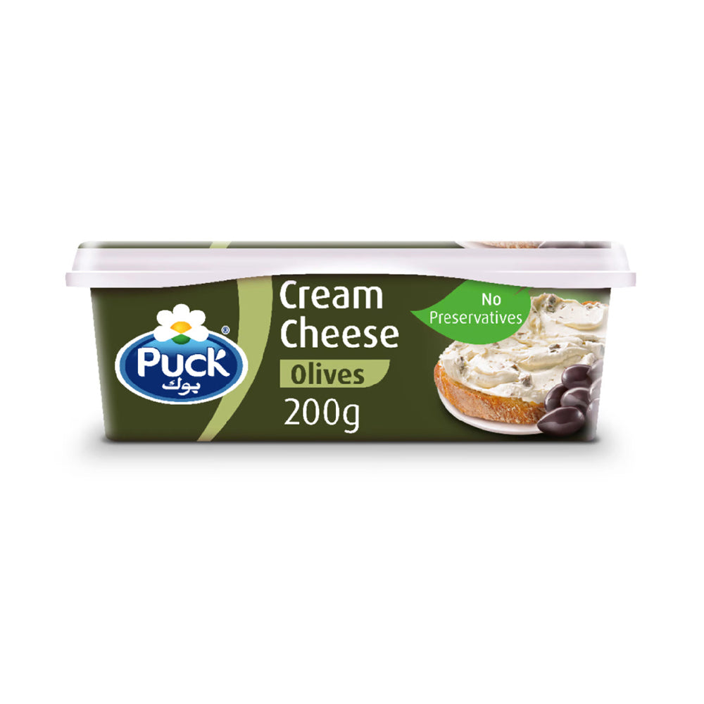Puck Real Olives Cream Cheese Spread 200g