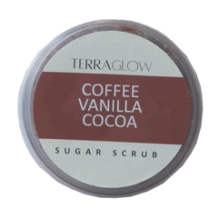 Terraglow Coffee Vanilla Cocoa Sugar Scrub