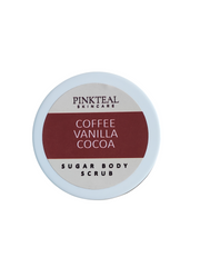 Pinkteal Coffee Vanilla Cocoa Sugar Scrub