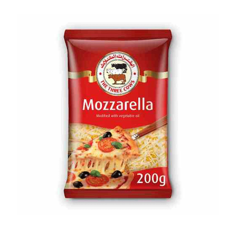 Puck The Three Cow Mozarella Shredded 200g