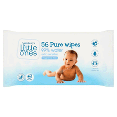 Sainsburys Little Ones Pure Wipes 56