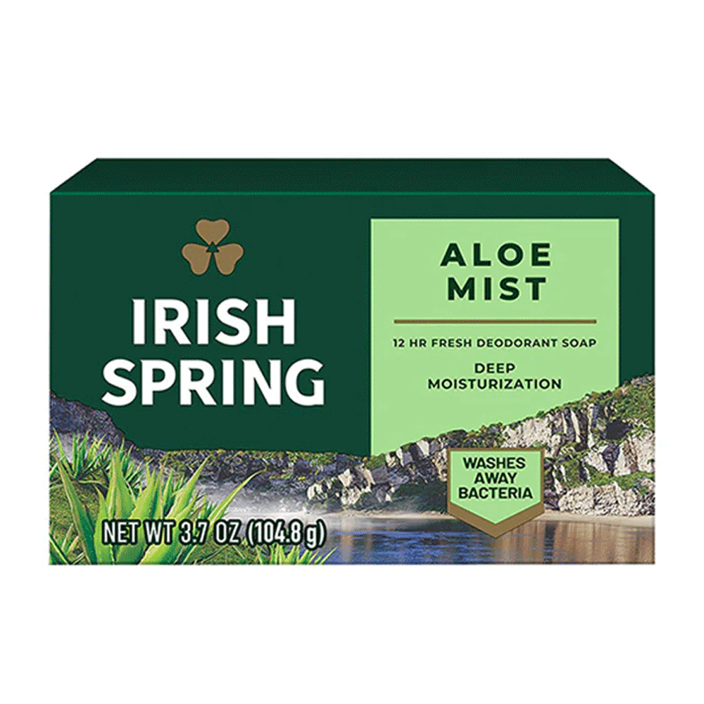 Irish Spring Aloe Mist Scent Soap 104.8g