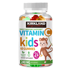 Kirkland Kids Vitamin C 240mg Gummies 60s