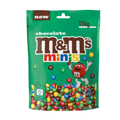 M&Ms Minis Chocolate Pouch 176g