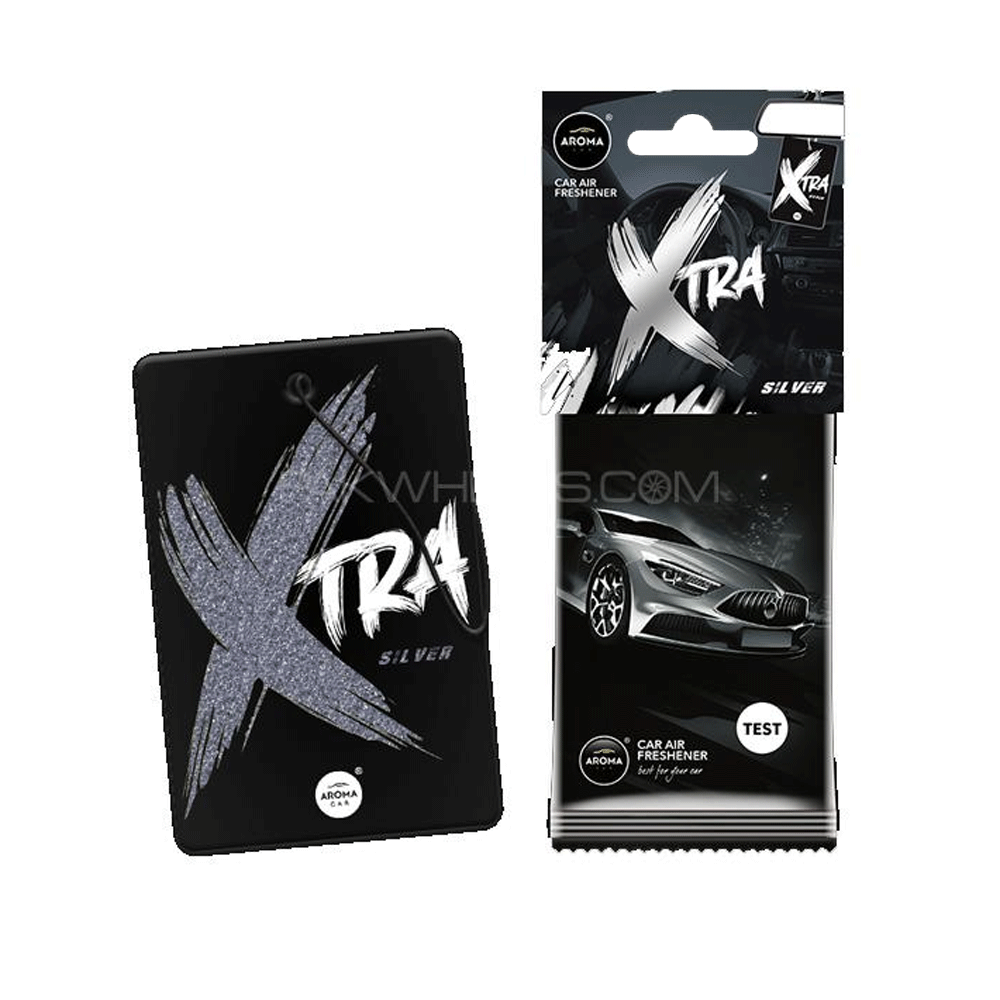 Aroma Car Extra Silver Car Air Freshener Card 1s