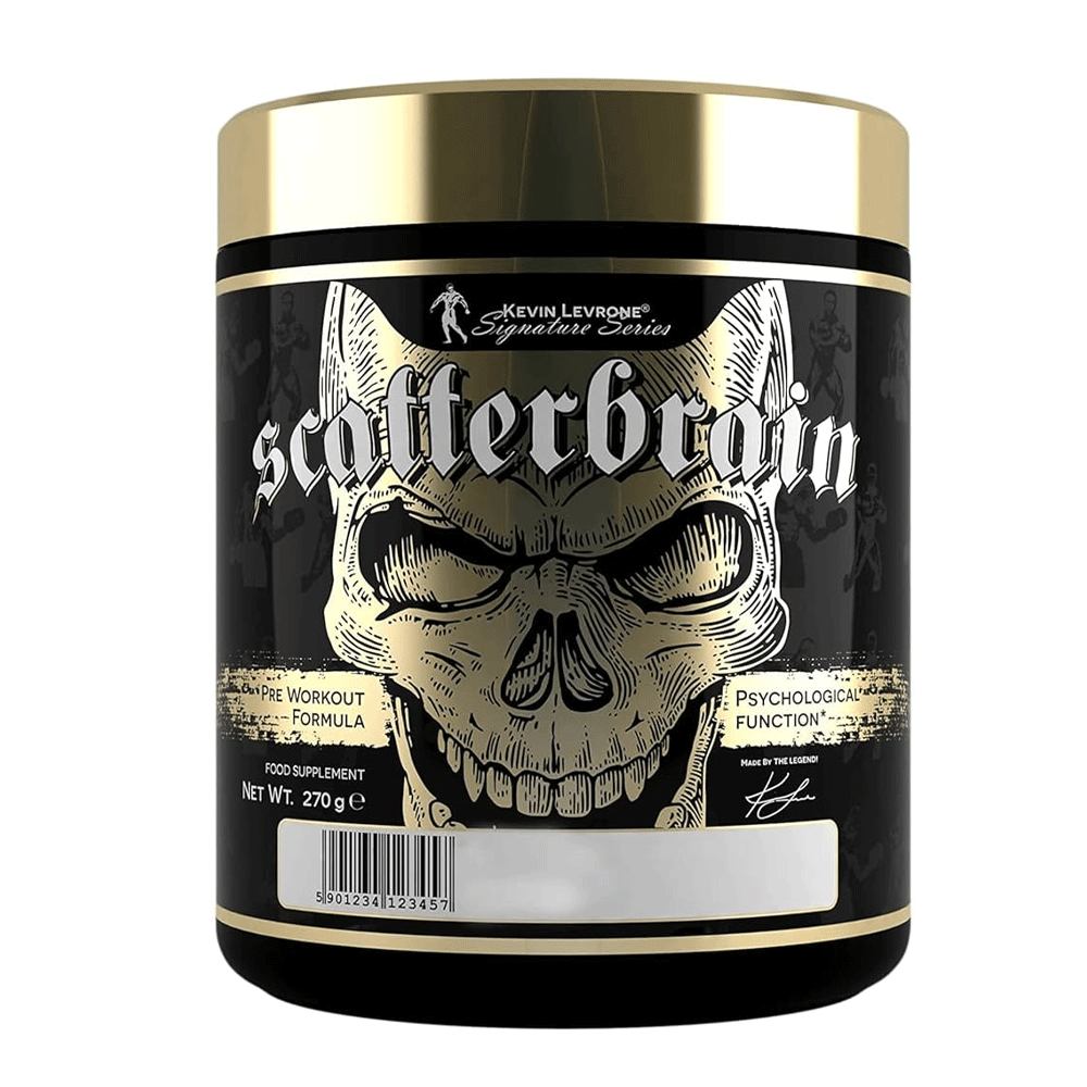 Kevin Levrone Scatter Brain Pre Workout Orange Mango Flavour 270g 60 Servings