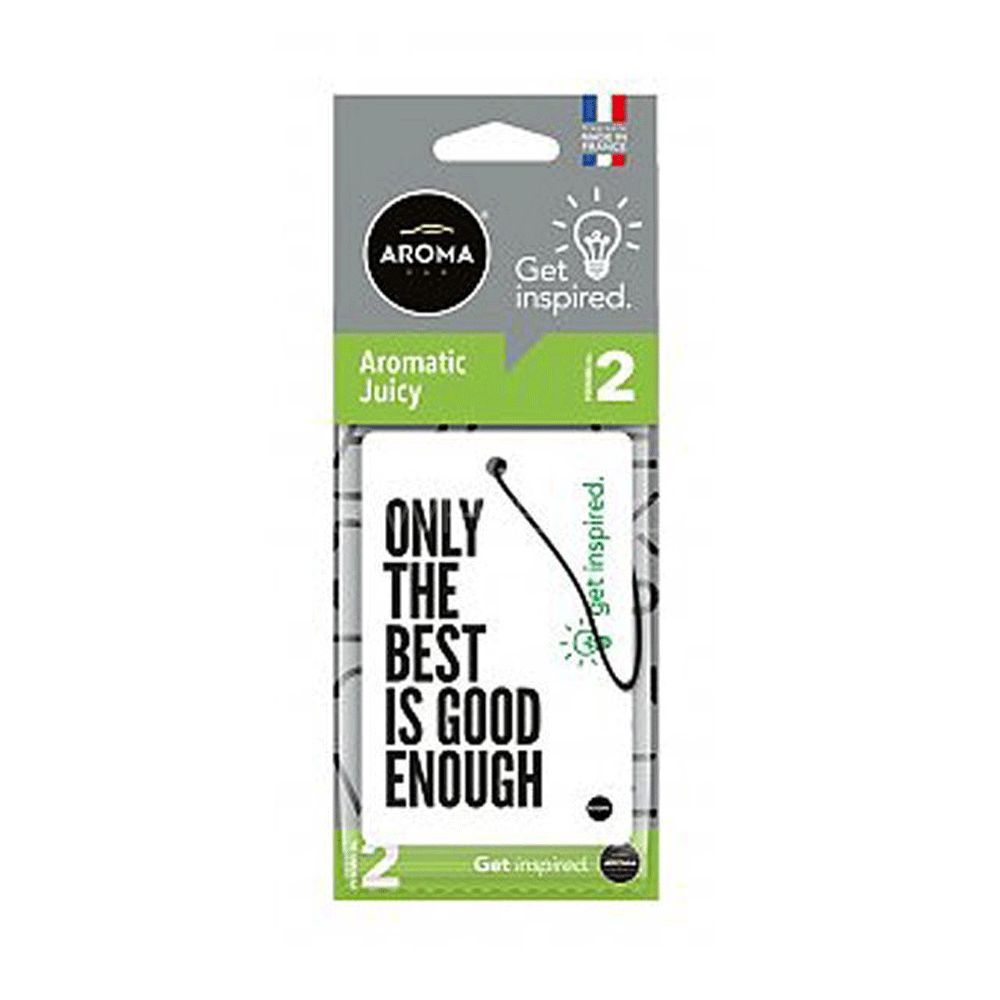 Aroma Car Get Inspired Aromatic Juicy Car Freshener Card 1s
