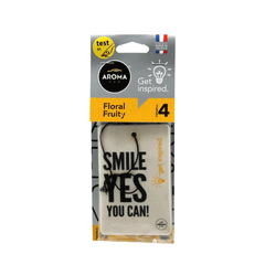Aroma Car Get Inspired Flpral Fruity Car Freshener Card 1s