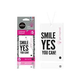 Aroma Car Get Inspired Cashmere Patchouli Car Freshener Card 1s