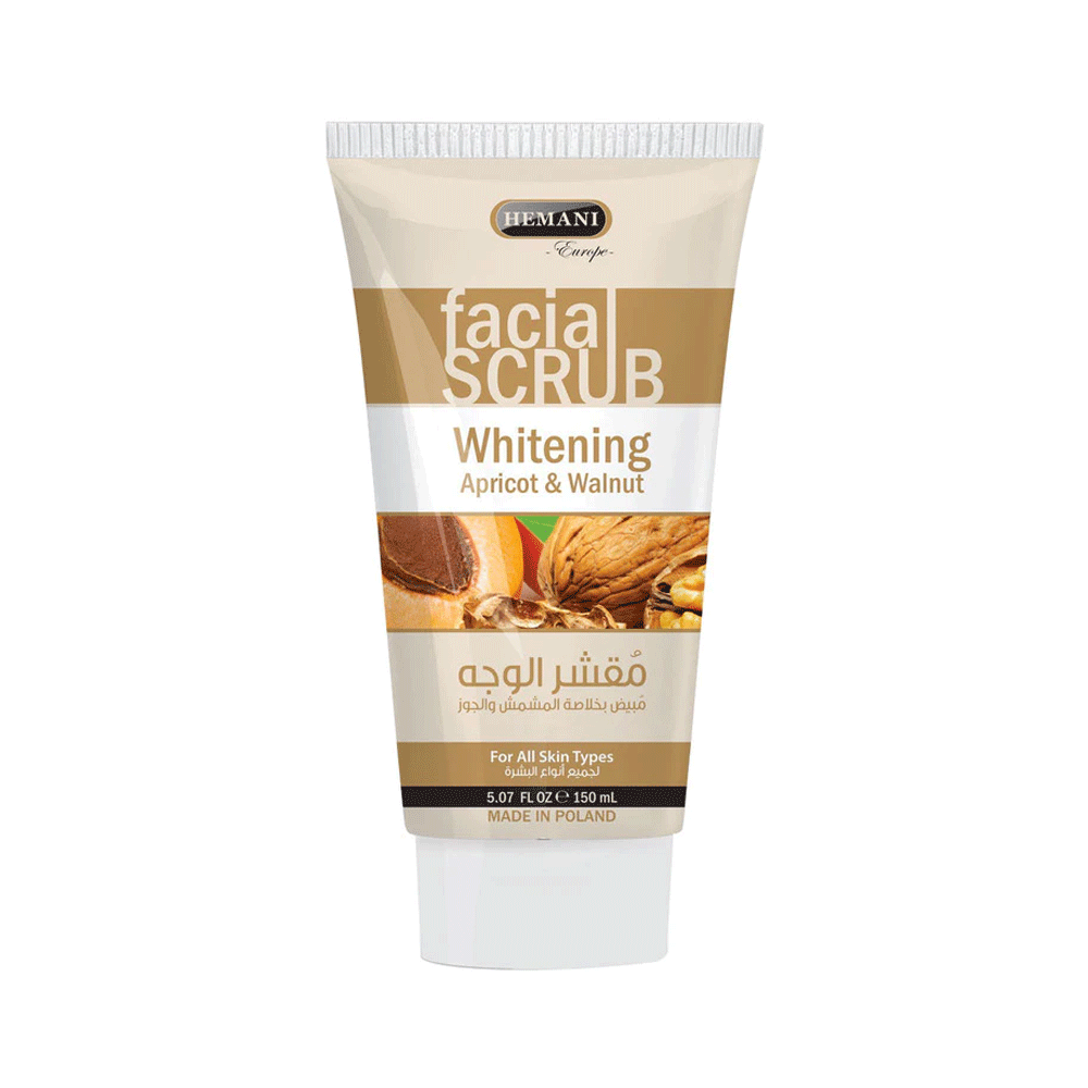Hemani Facial Scrub Apricot & Walnut 150ml
