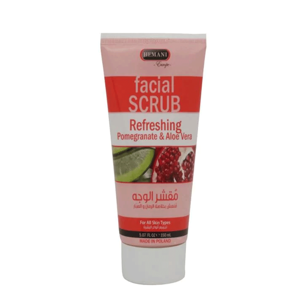 Hemani Facial Scrub Pomegranate & Aloe Vera 150ml