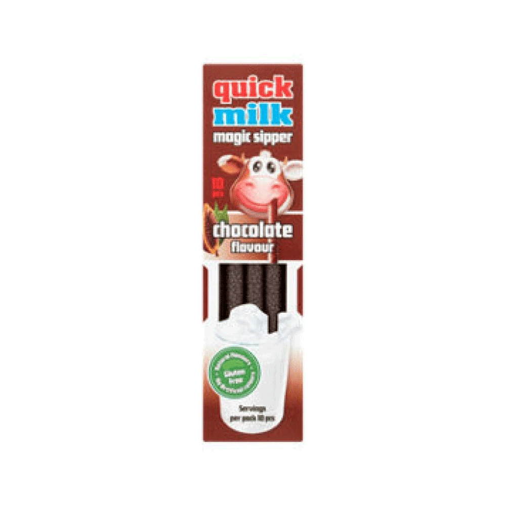 Quick Milk Magic Sipper Chocolate Straws 6g X6