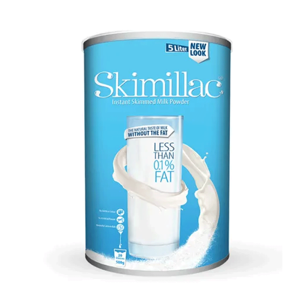 Skimillac Instant Skimmed Milk Powder 500g Tin