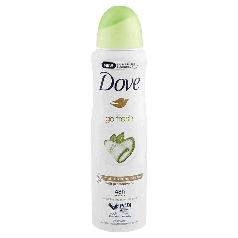 Dove Go Fresh Cucumber and Green Tea Anti-Perspirant Body Spray 150ml