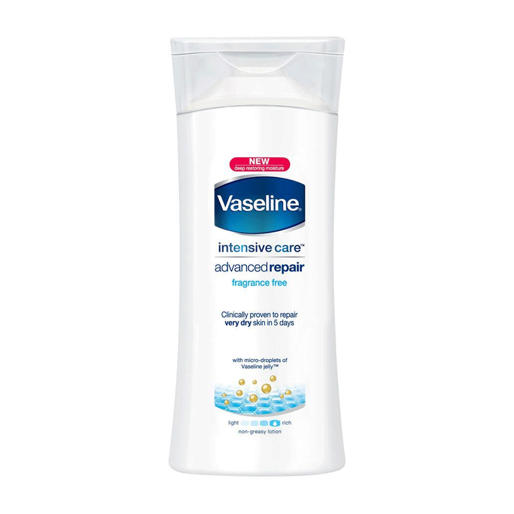 Vaseline Advanced Repair Fragrance Free 400ml
