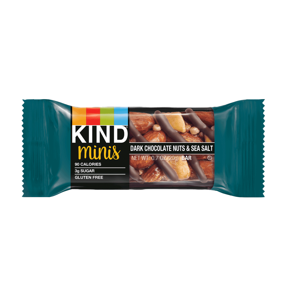 Kind Dark Chocolate Nuts & Sea Salt Mini Granola Bars 20g