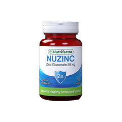 Nutrifactor Nuzinc Zinc Gluconate 50mg 30 Tab