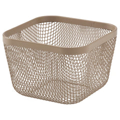 Ikea 365 + Basket Metal Light Grey Brown 14X14X10cm 906.328.81