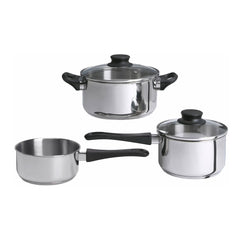 Ikea Annons 5 pcs cookware set glass/stainless steel 302.074.00