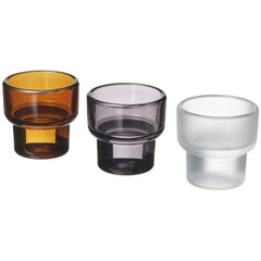 Ikea Ladusvala tea light Glass candle holder 5cm 3pk 406.089.92