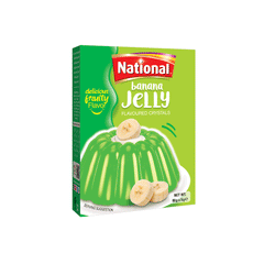 National Foods Jelly Banana 80g