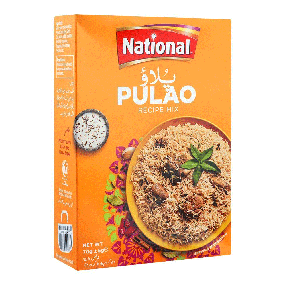 National Foods Pulao Masala Mix 70g