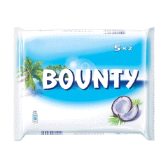 Bounty Chocolate 5x2 250g
