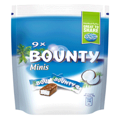 Bounty Minis 9s 225g