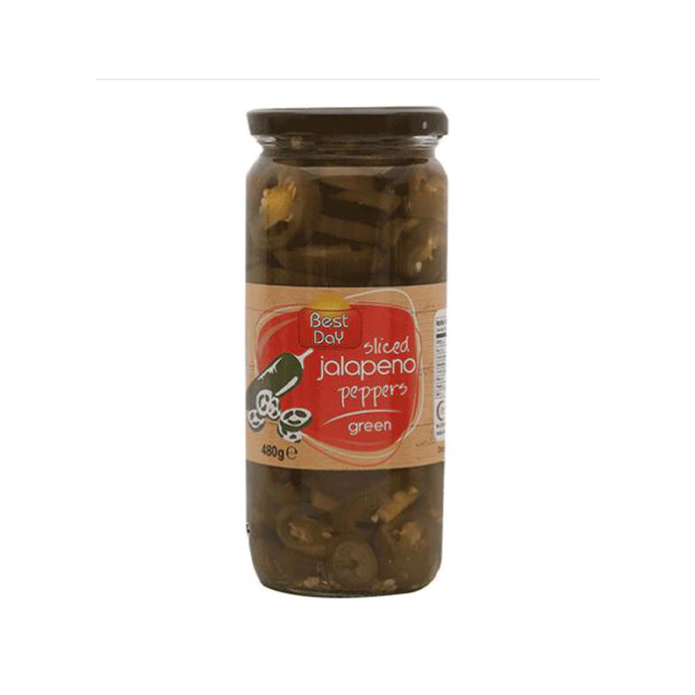 Best Day Sliced Green Jalapeno 340g