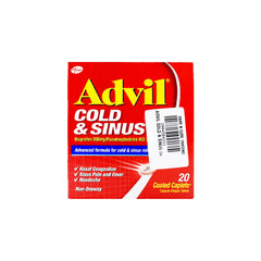 Advil Cold & Sinus 200mg Caplets 20s