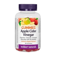 Webber Naturals Apple Cider Vinegar Gummies 90s