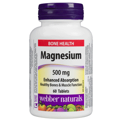 Webber Naturals Magnesium 500mg Tab 60s