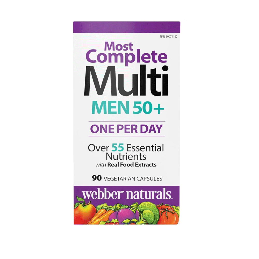 Webber Naturals Men's 50+most Complete Capsules 90s