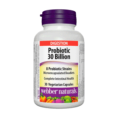 Webber Naturals Probiotic 30 Billion Veg Cap 30s