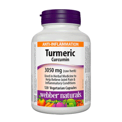 Webber Naturals Turmeric Curcumin 3050mg Veg Cap 120s