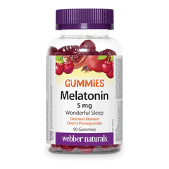 Webber Naturals Melatonin 5mg Gummies 90s