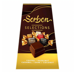Sorbon Coffee, Hazelnut, Caramel, Dark, Coconut 180g