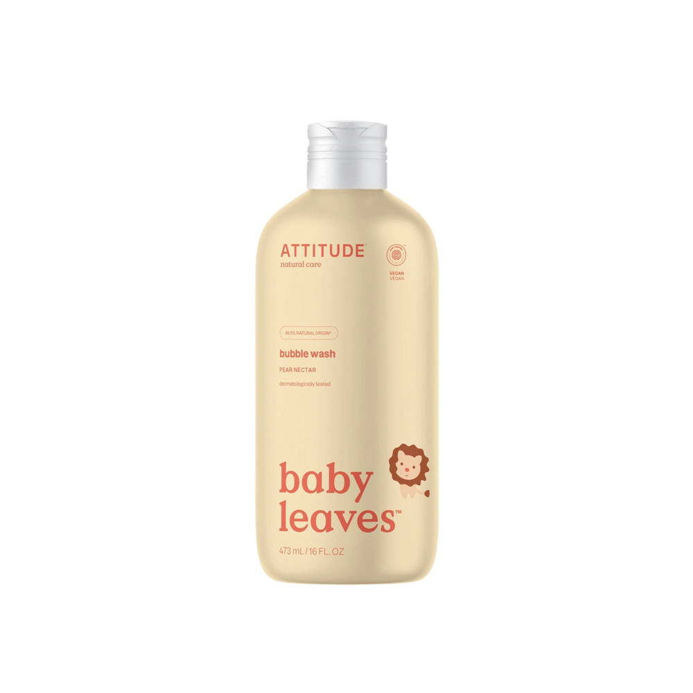 Attitude Baby Leaves Natural Bubble Wash 473ml