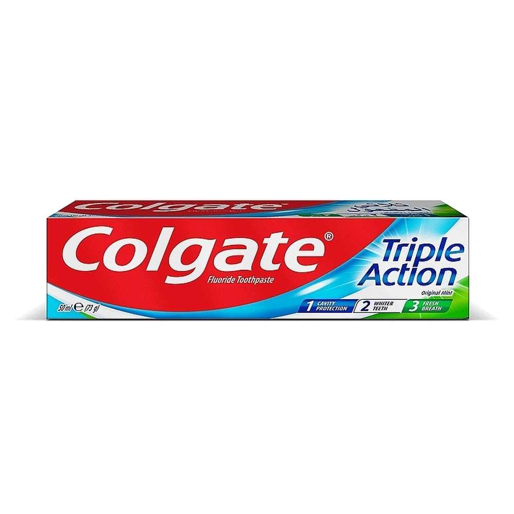 Colgate Triple Action Original Mint Toothpaste 50ml – Springs