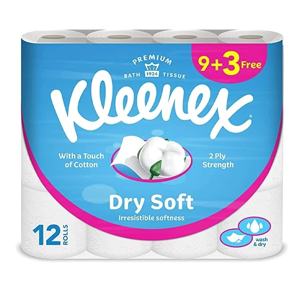 Kleenex Dry Soft Tissue 9+3