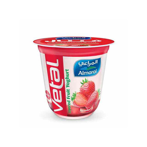 Almarai Layered Strawberry Yogurt 140g