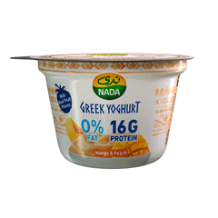 Nada Greek Yoghurt Low Fat Mango & Peach 160g
