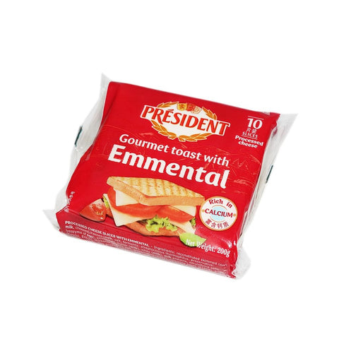 President Cheese Toast Emmental 10s 200g